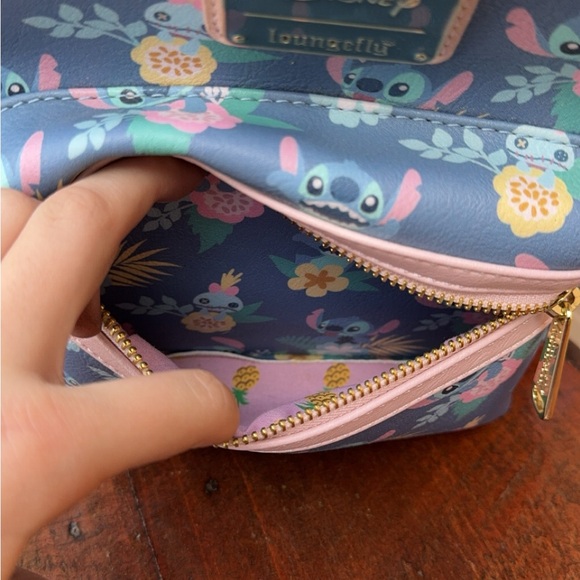 Disney land STITCH small backpack! Used once! Perfect for vacation! - Picture 3 of 5